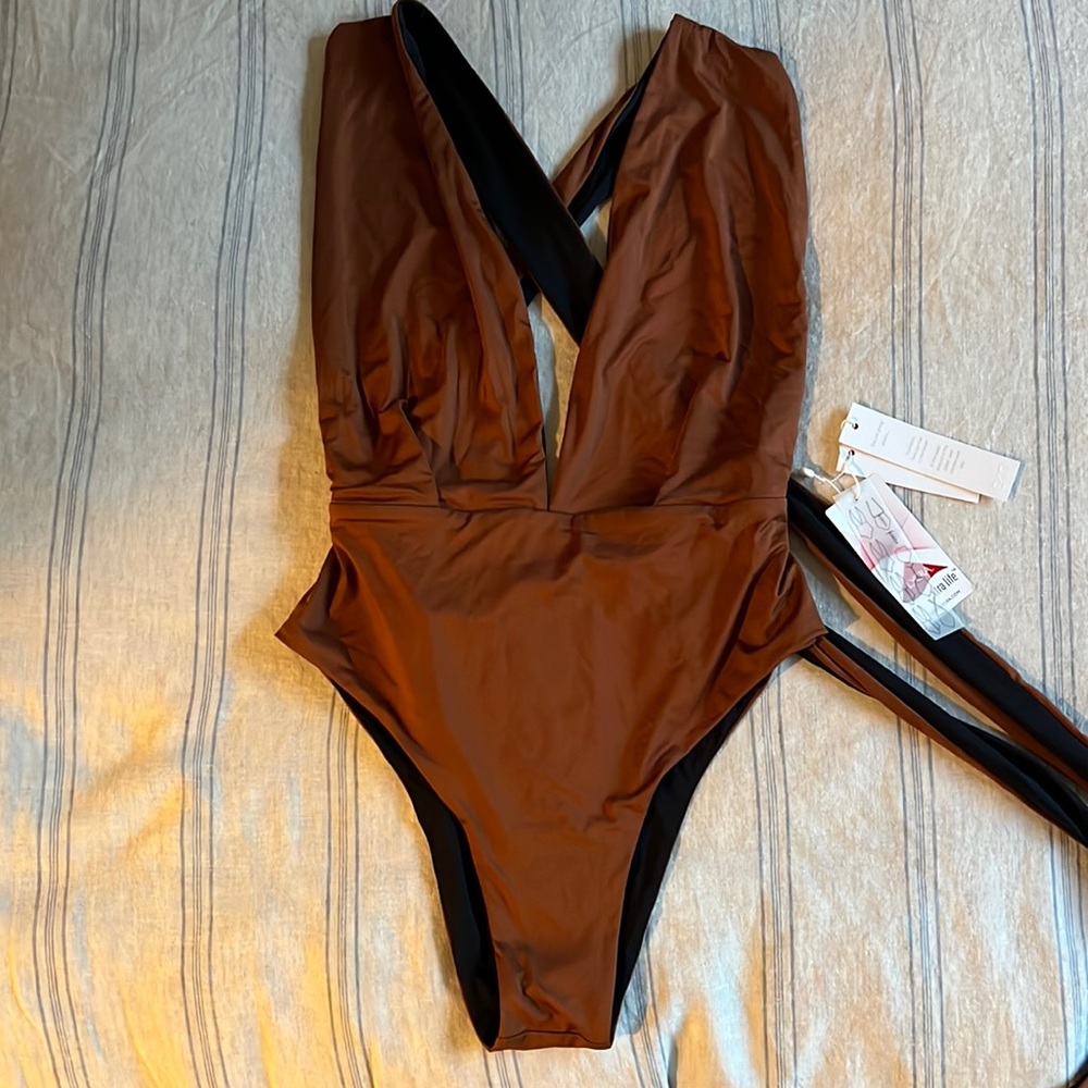 Skin One Piece Reversible Swimsuit